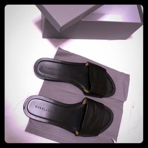 Sandals, leather slides from Everlane